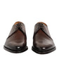 Dolce & Gabbana Brown Leather Lace Up Dress Men Derby Shoes