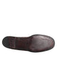 Dolce & Gabbana Bordeaux Leather Lace Up Dress Derby Shoes