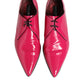 Dolce & Gabbana Pink Patent Leather Lace Up Dress Derby Shoes