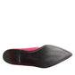 Dolce & Gabbana Pink Patent Leather Lace Up Dress Derby Shoes