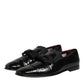 Dolce & Gabbana Leather Loafers Men Formal Dress Shoes