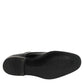 Dolce & Gabbana Black Leather Lace Up Derby Formal Dress Shoes