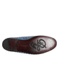 Dolce & Gabbana Blue Suede Studded Dress Men Loafers Shoes
