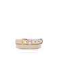Valentino Garavani White Leather Regular Belt