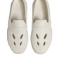 Dolce & Gabbana White Rubber Slides Low Top Sneakers Shoes