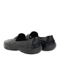 Dolce & Gabbana Black Rubber Slides Low Top Sneakers Shoes