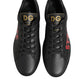 Dolce & Gabbana Black Street Life Low Top Men Sneakers Shoes