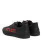 Dolce & Gabbana Black Street Life Low Top Men Sneakers Shoes