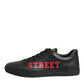Dolce & Gabbana Black Street Life Low Top Men Sneakers Shoes