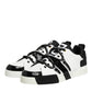 Dolce & Gabbana White Leather Logo Portofino Sneakers Shoes