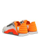 Dolce & Gabbana Multicolor Cotton Low Top NS1 Sneakers Shoes