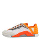 Dolce & Gabbana Multicolor Cotton Low Top NS1 Sneakers Shoes