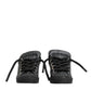 Dolce & Gabbana Black Cotton Denim Logo Low Top Sneakers  Shoes