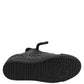 Dolce & Gabbana Black Cotton Denim Logo Low Top Sneakers  Shoes