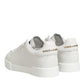 Dolce & Gabbana White DG Leather Low Top Sneakers Shoes
