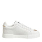 Dolce & Gabbana White DG Leather Low Top Sneakers Shoes