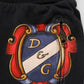 Dolce & Gabbana Black Baroque Crest Logo Men Trackpants Pants