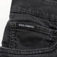 Dolce & Gabbana Dark Gray Cotton Stretch Denim Trouser Jeans