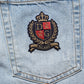 Dolce & Gabbana Blue Cotton Distressed Denim Bermuda  Shorts Mens Shorts