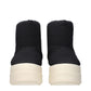 Rick Owens Black Fabric Ankle Boots