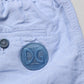 Dolce & Gabbana Light Blue Linen Mid Waist Men Bermuda Shorts Mens Shorts