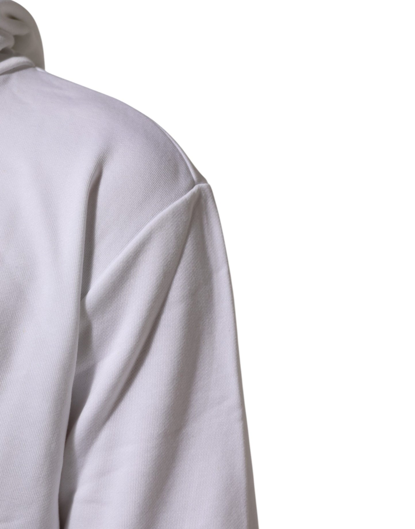 Dolce & Gabbana White Sacred Heart Hooded Sweatshirt Sweater Mens Sweater