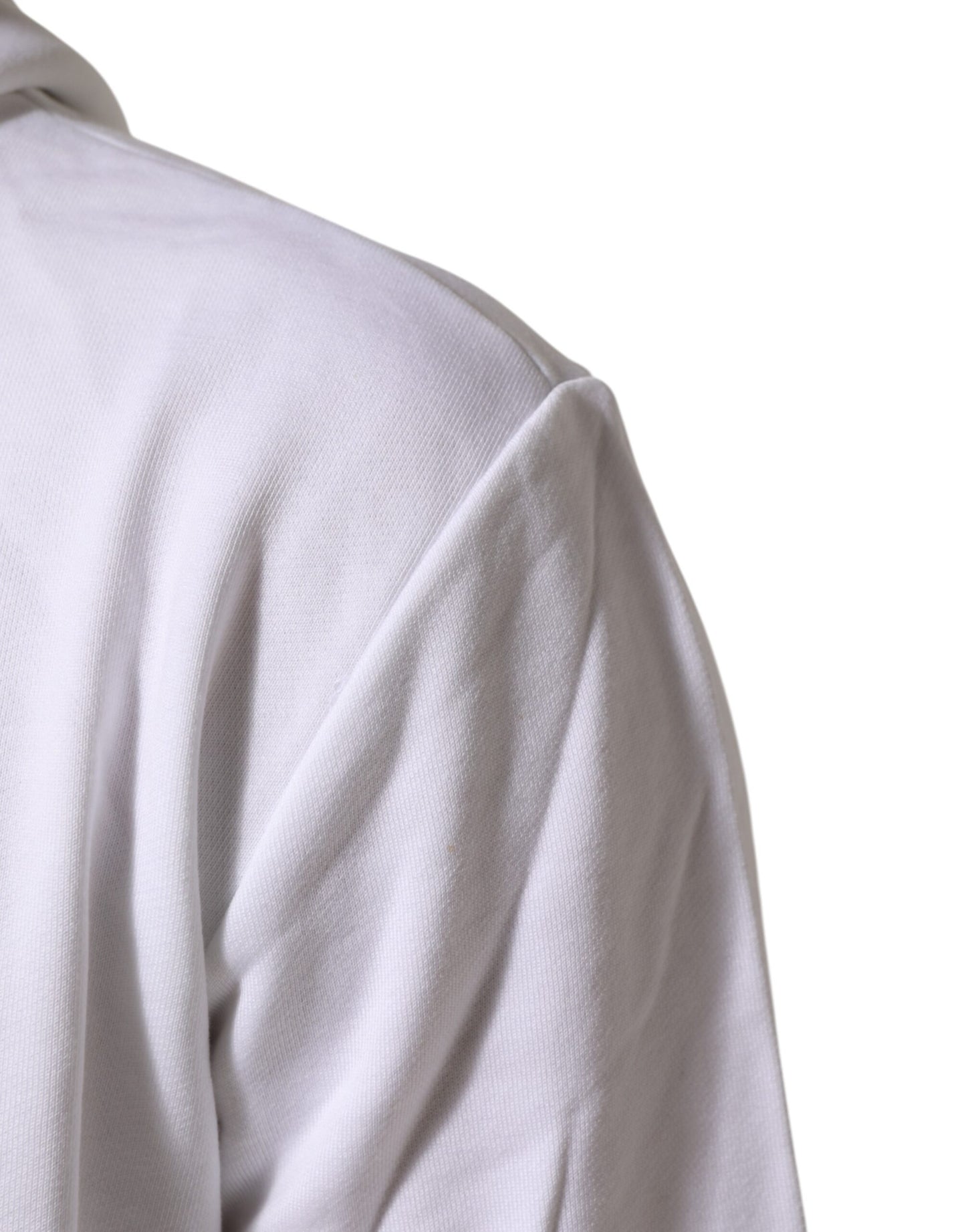 Dolce & Gabbana White Sacred Heart Hooded Sweatshirt Sweater Mens Sweater