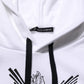 Dolce & Gabbana White Sacred Heart Hooded Sweatshirt Sweater Mens Sweater