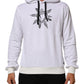 Dolce & Gabbana White Sacred Heart Hooded Sweatshirt Sweater Mens Sweater