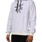 Dolce & Gabbana White Sacred Heart Hooded Sweatshirt Sweater Mens Sweater