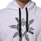 Dolce & Gabbana White Sacred Heart Hooded Sweatshirt Sweater Mens Sweater