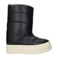 Rick Owens Black Leather Ankle Boots