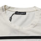 Dolce & Gabbana White Cotton Logo Bandana Print Men T-shirt Mens T-Shirt