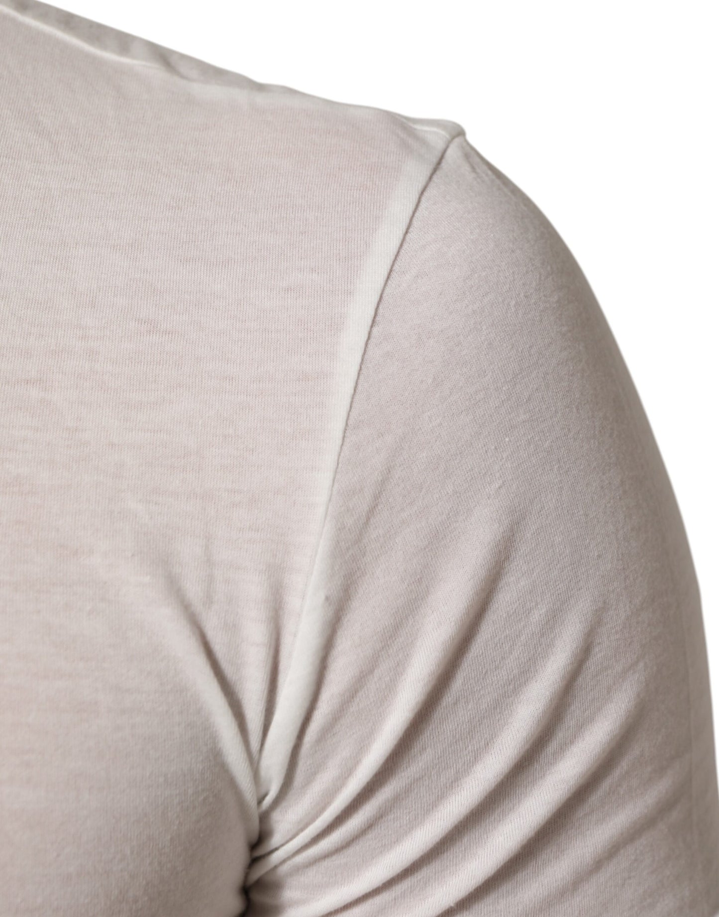 Dolce & Gabbana White Sacred Heart Cotton Crew Neck T-shirt Mens T-Shirt