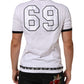 Dolce & Gabbana White Cotton Crown King Embroidery T-shirt Mens T-Shirt