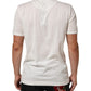 Dolce & Gabbana White Cotton Goodluck 2020 Crew Neck T-shirt Mens T-Shirt
