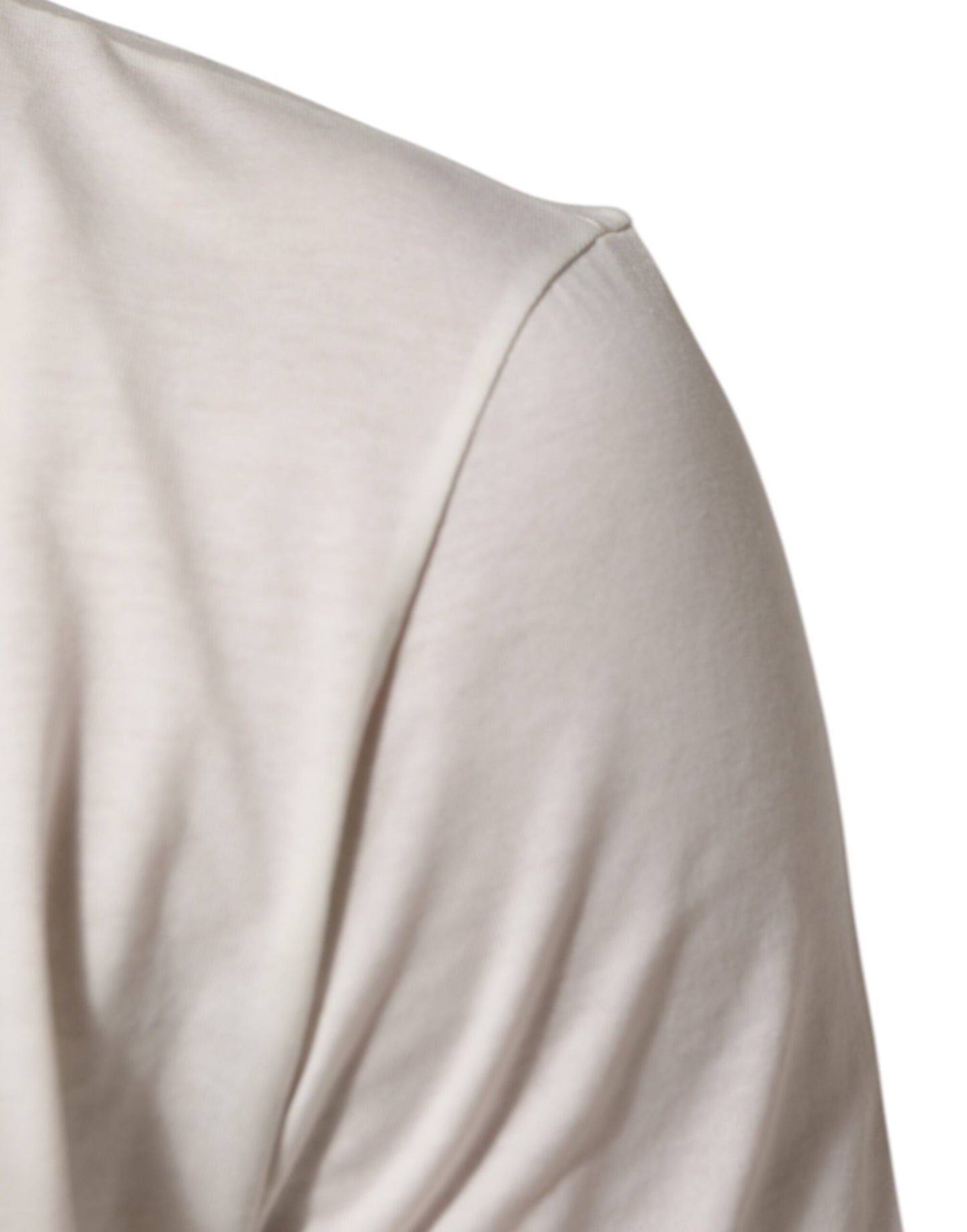 Dolce & Gabbana White Cotton Goodluck 2020 Crew Neck T-shirt Mens T-Shirt