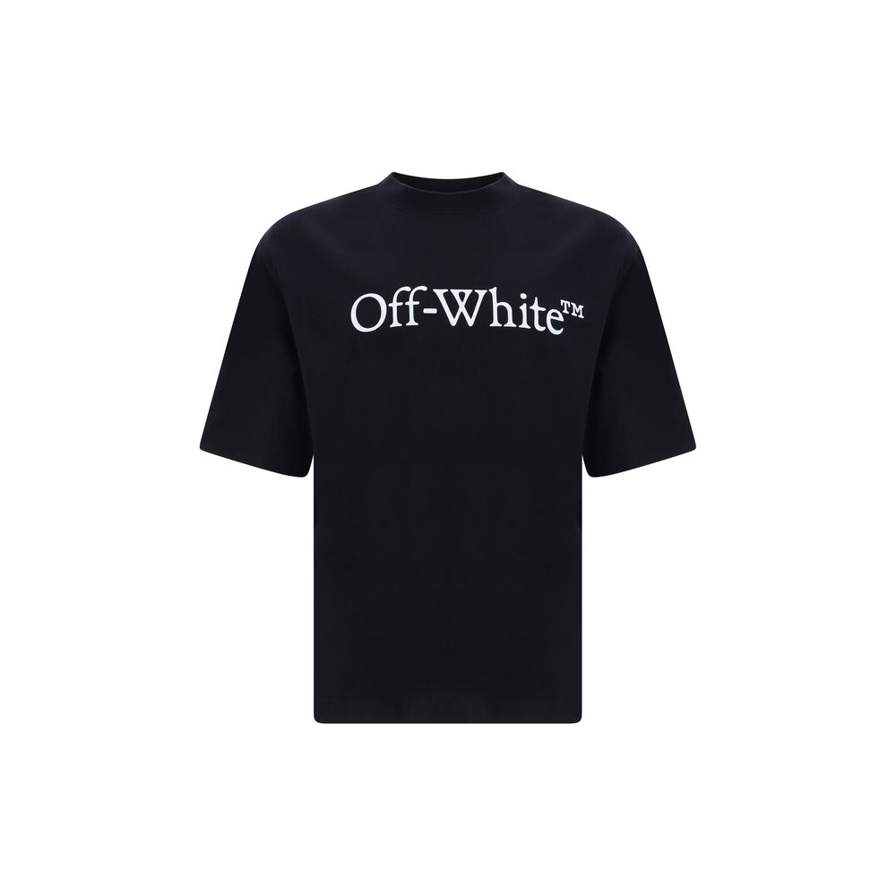 Off-White Black Cotton T-Shirt Mens T-Shirt