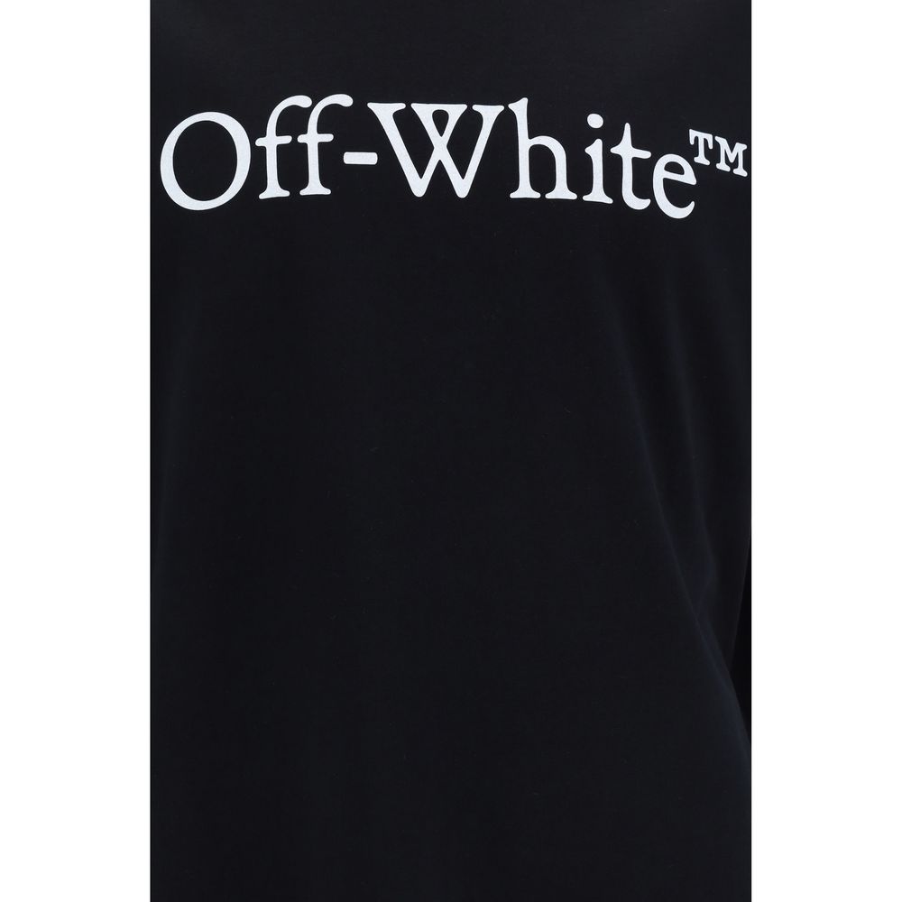 Off-White Black Cotton T-Shirt Mens T-Shirt