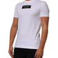 Dolce & Gabbana White Cotton Logo Print Crew Neck Men T-shirt Mens T-Shirt