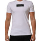 Dolce & Gabbana White Cotton Logo Print Crew Neck Men T-shirt Mens T-Shirt
