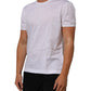 Dolce & Gabbana White Cotton Crew Neck Underwear Tee T-shirt Mens T-Shirt