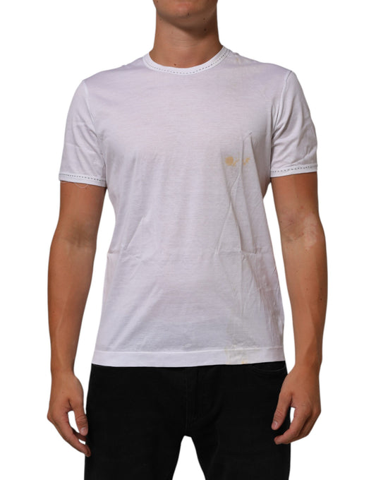 Dolce & Gabbana White Cotton Crew Neck Underwear Tee T-shirt Mens T-Shirt