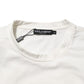 Dolce & Gabbana White Cotton Logo Print Crew Neck Men T-shirt Mens T-Shirt