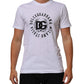 Dolce & Gabbana White Cotton Logo Print Crew Neck T-shirt Mens T-Shirt