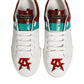 Dolce & Gabbana Multicolor Leather Logo Low Top Sneakers Shoes
