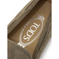 Tod's Beige Suede Leather Moccassin