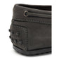 Tod's Gray Nubuc Leather Moccassin