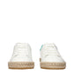 Palm Angels White Leather Low Top Sneakers