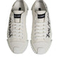 Dolce & Gabbana White Cotton NS1 Low Top Sneaker Shoes